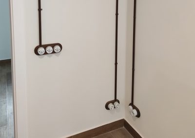 instalación eléctrica en salón y habitaciones vintage en salinas
